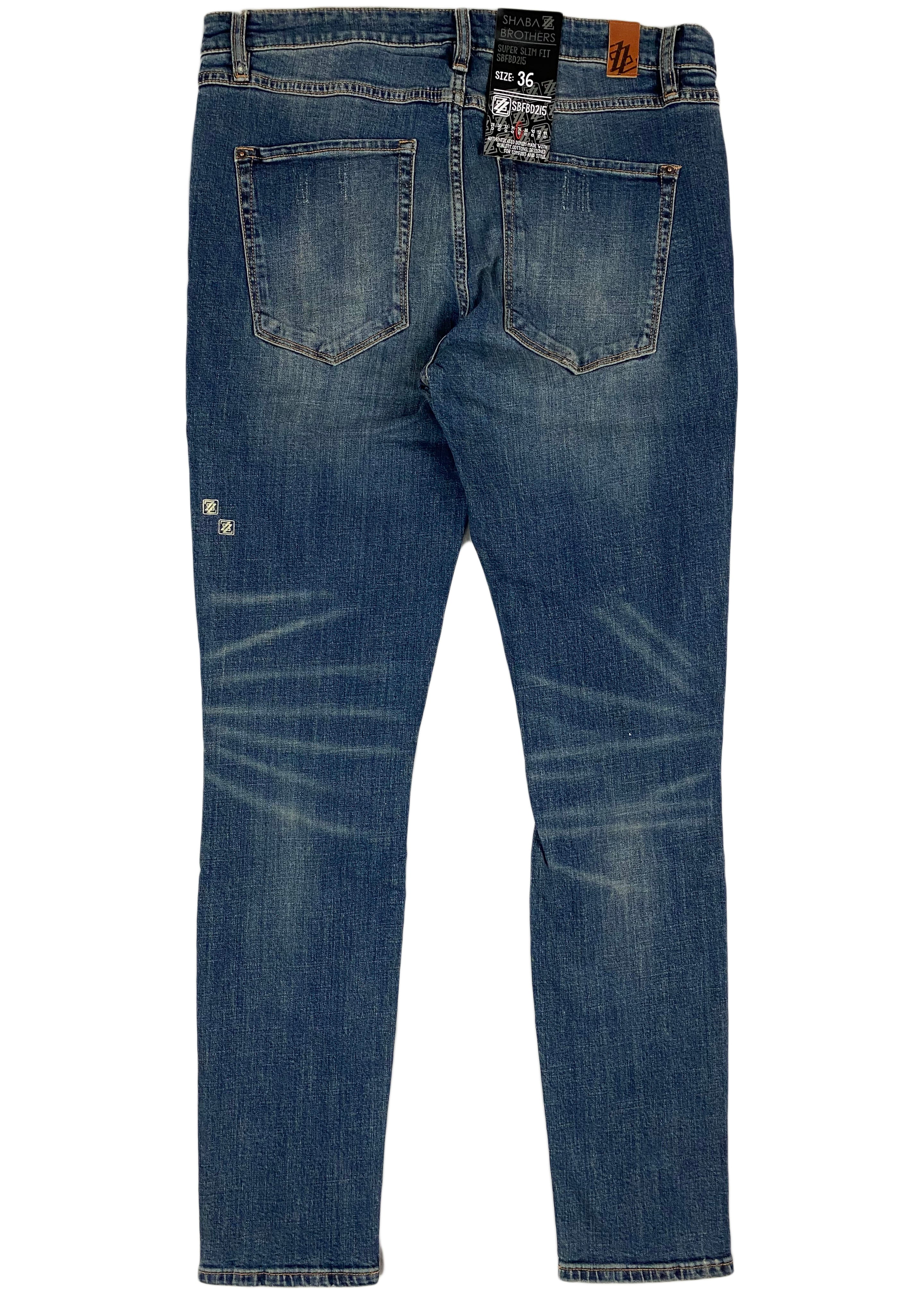 Shabazz Brothers - Monte Carlo Jean (medium indigo wash)