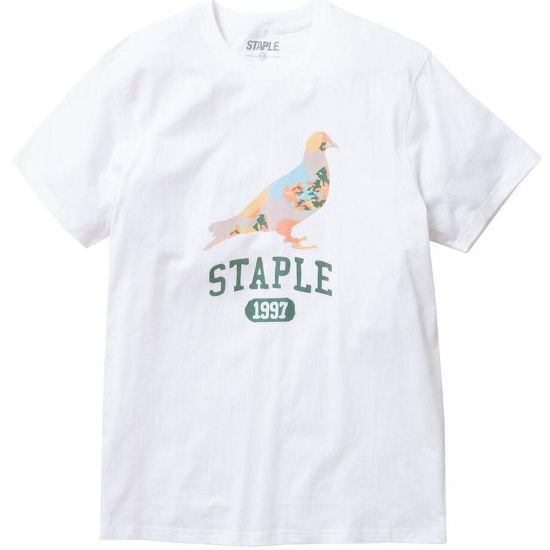Staple - Camo Pigeon Tee (white)