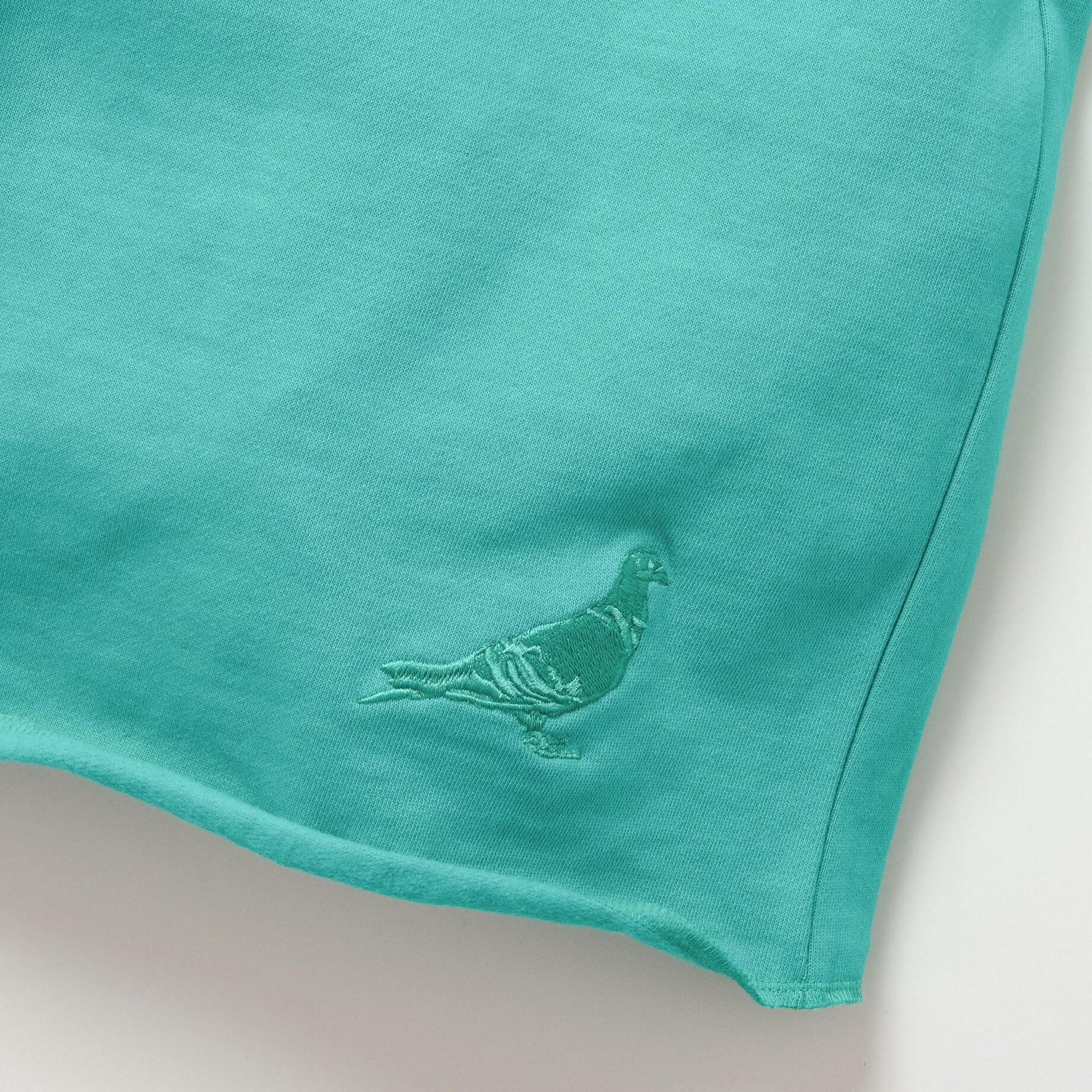 Staple - Garment Wash Pigeon Sweatshort (emerald)