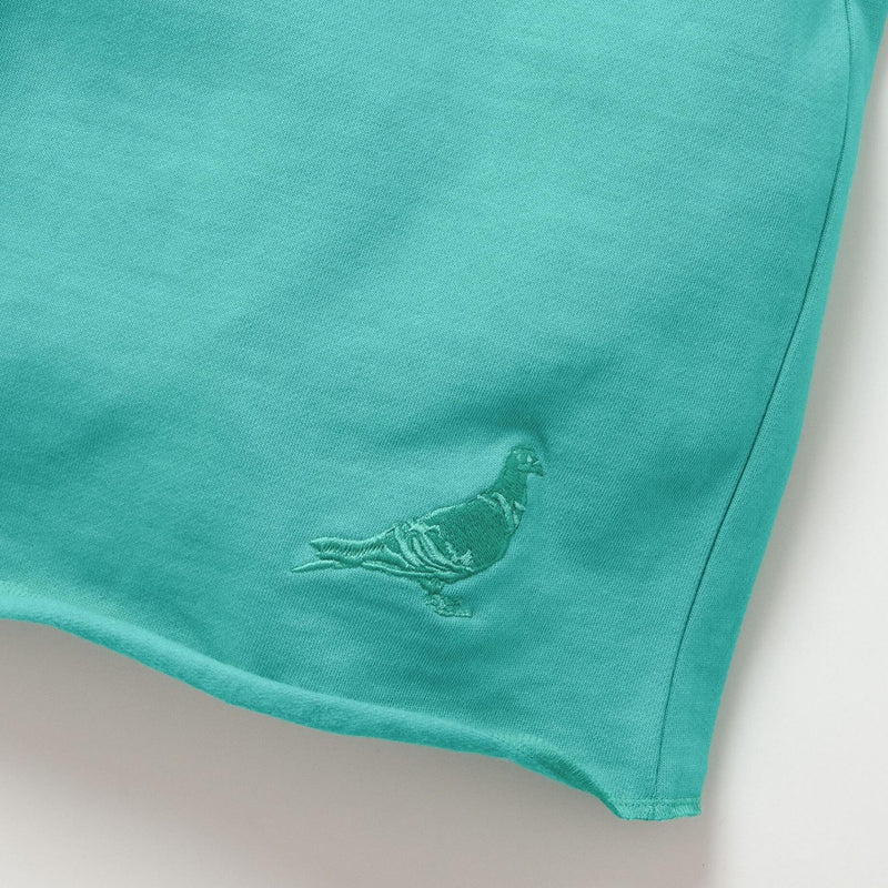 Staple - Garment Wash Pigeon Sweatshort (emerald)