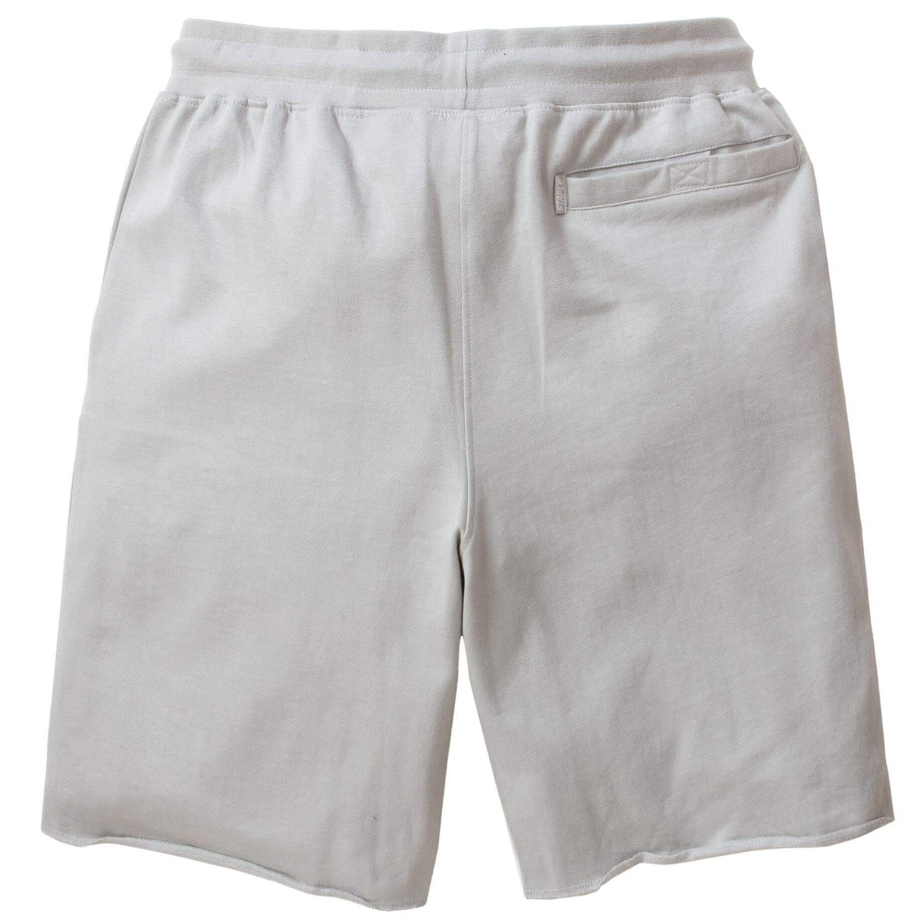 Staple - Garment Wash Pigeon Sweatshort (grey)