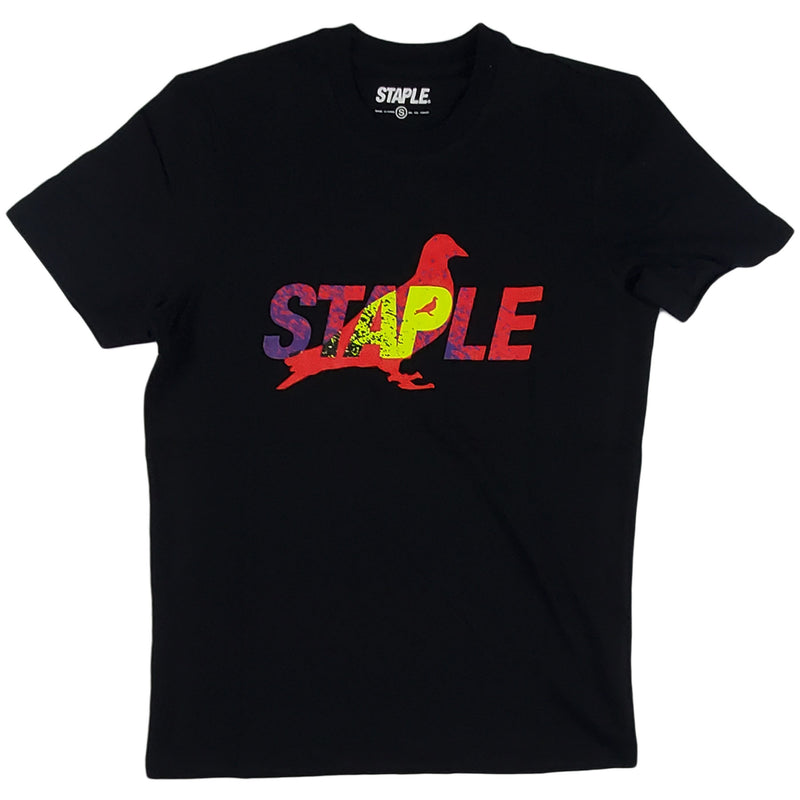 Staple - Logo Overlap Tee (black)