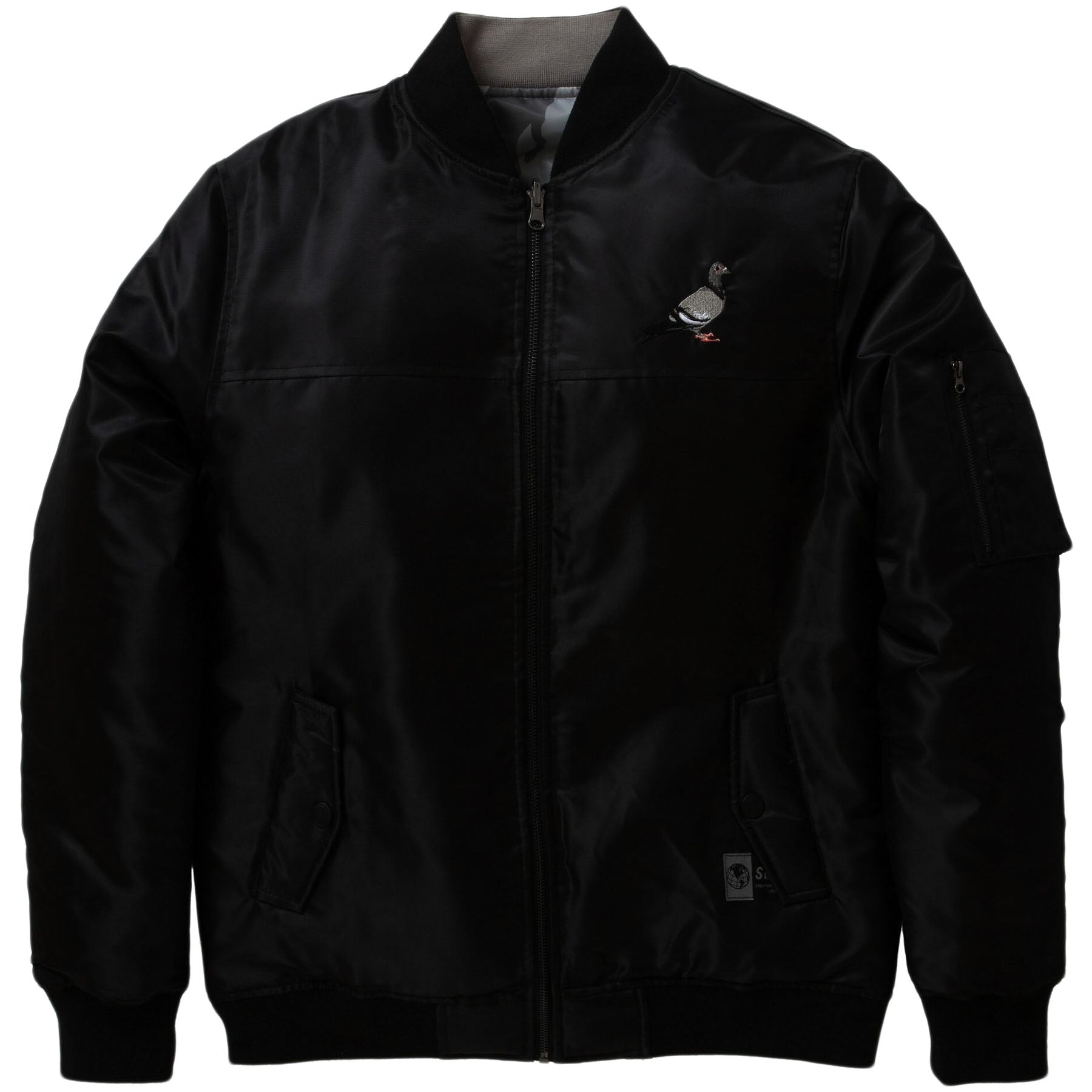 Staple - Reversible Bomber Jacket (black)