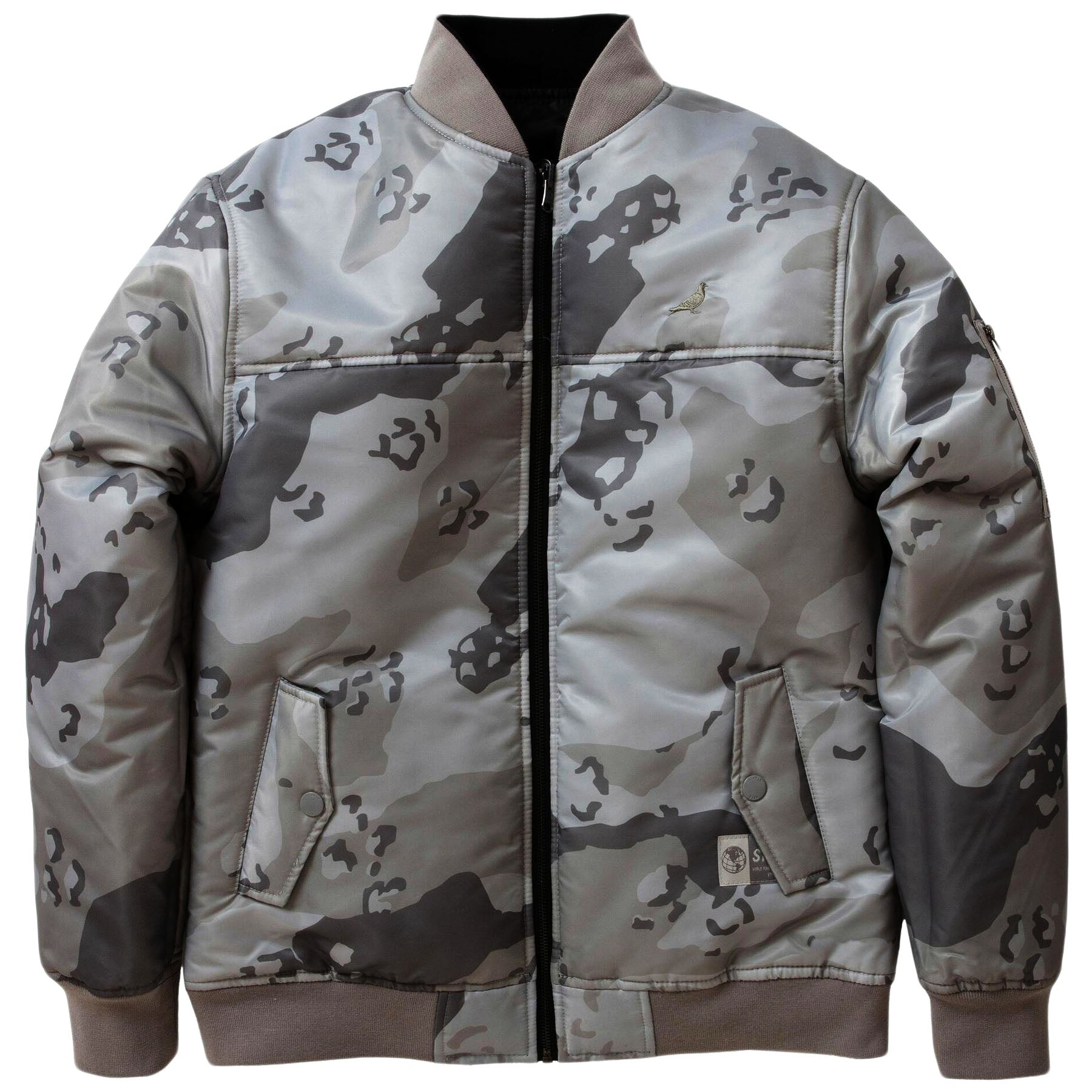 Staple - Reversible Bomber Jacket (black)
