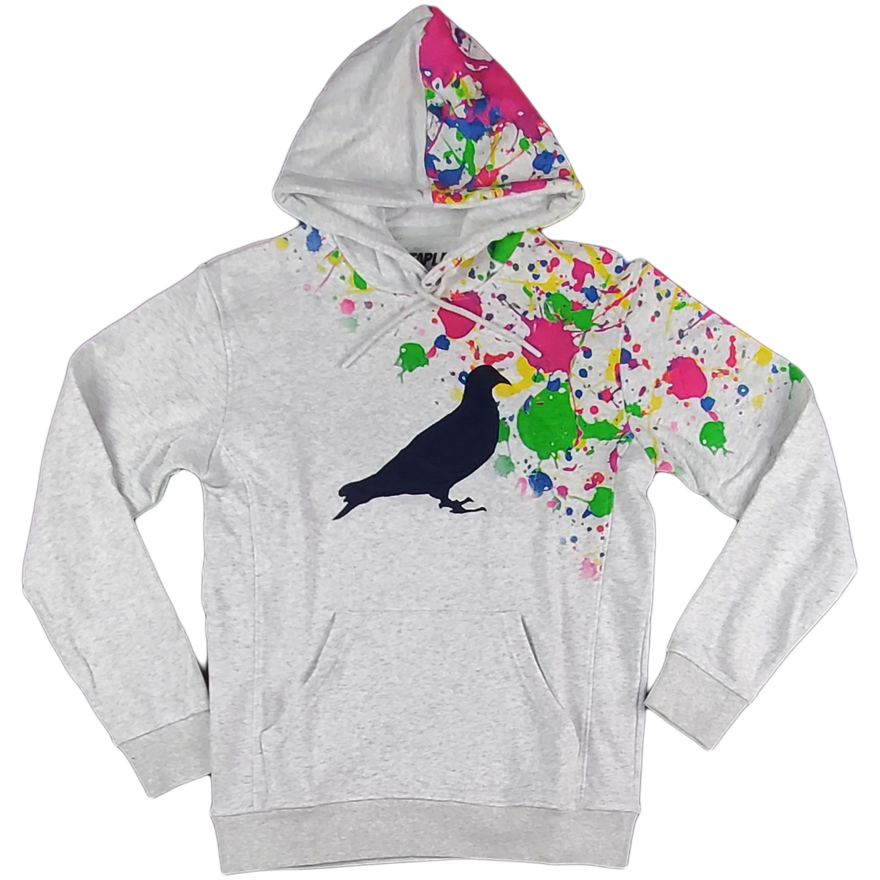 Staple - Splatter Pigeon Hoodie (heather grey)