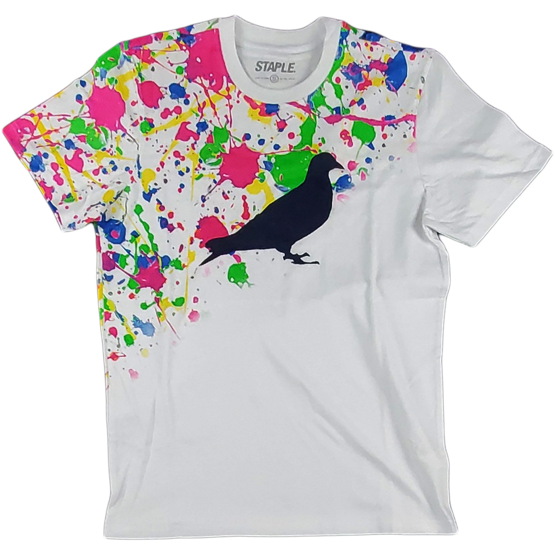 Staple - Splatter Pigeon Tee (white)