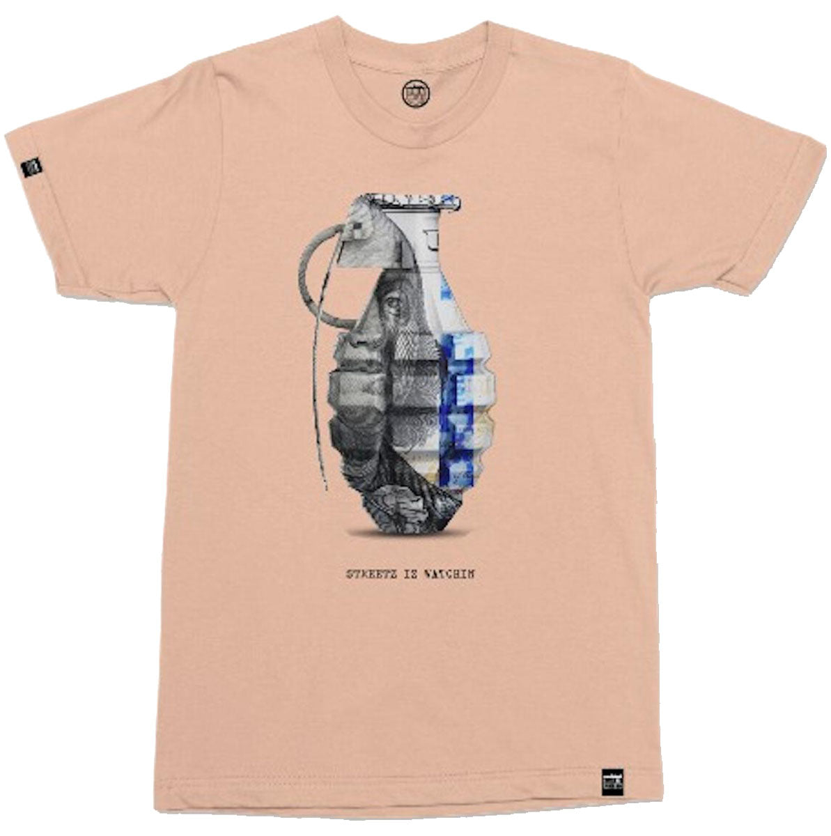 Streetz Iz Watchin - Grenade Tee (pink)