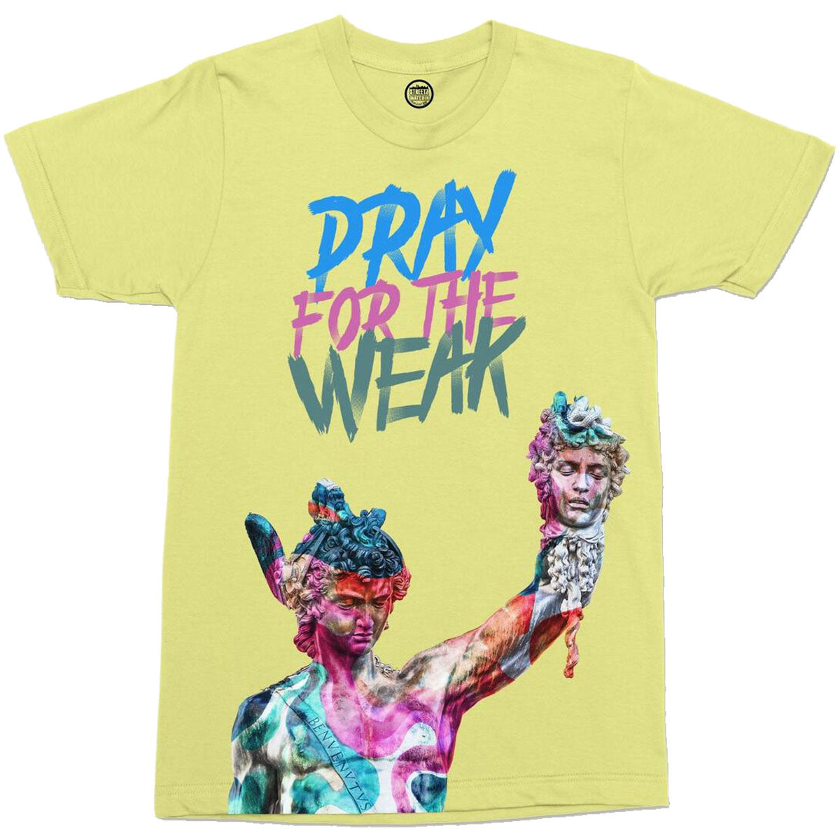 Streetz Iz Watchin - Pray For The Weak Tee (yellow)