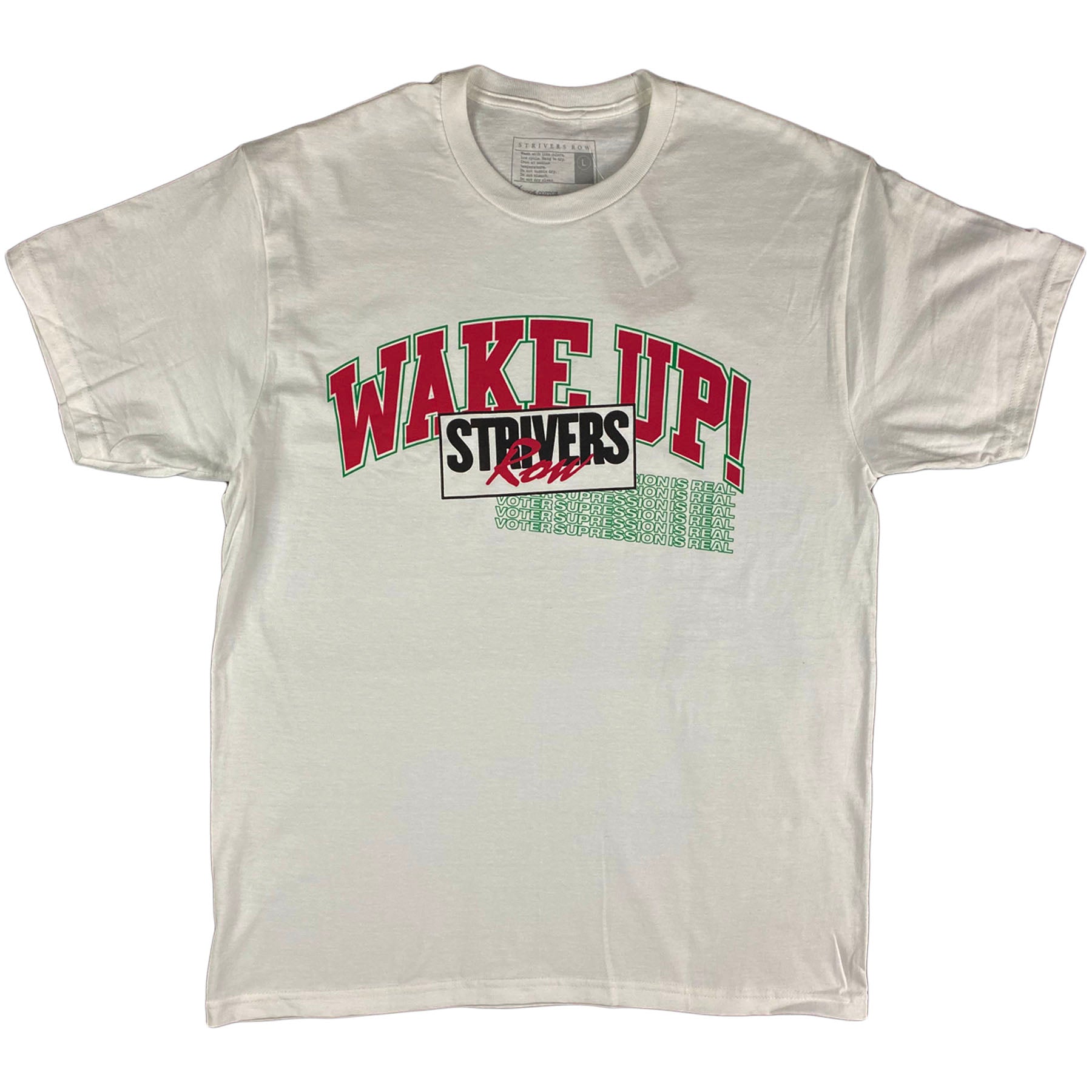 Strivers Row - Wake Up SS Tee (white)