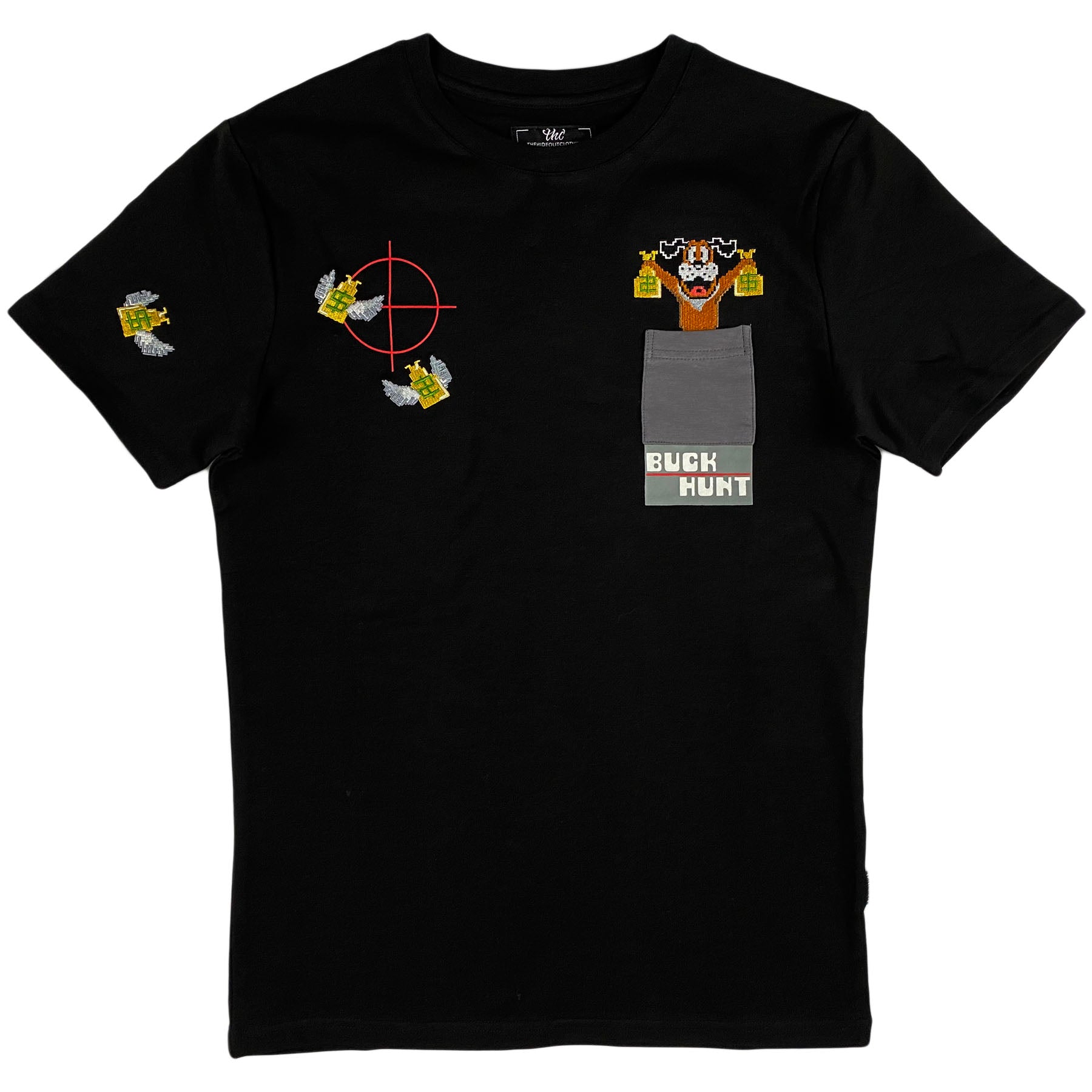 THC (The Hideout Clothing) - Buck Hunt Pocket Tee (black)