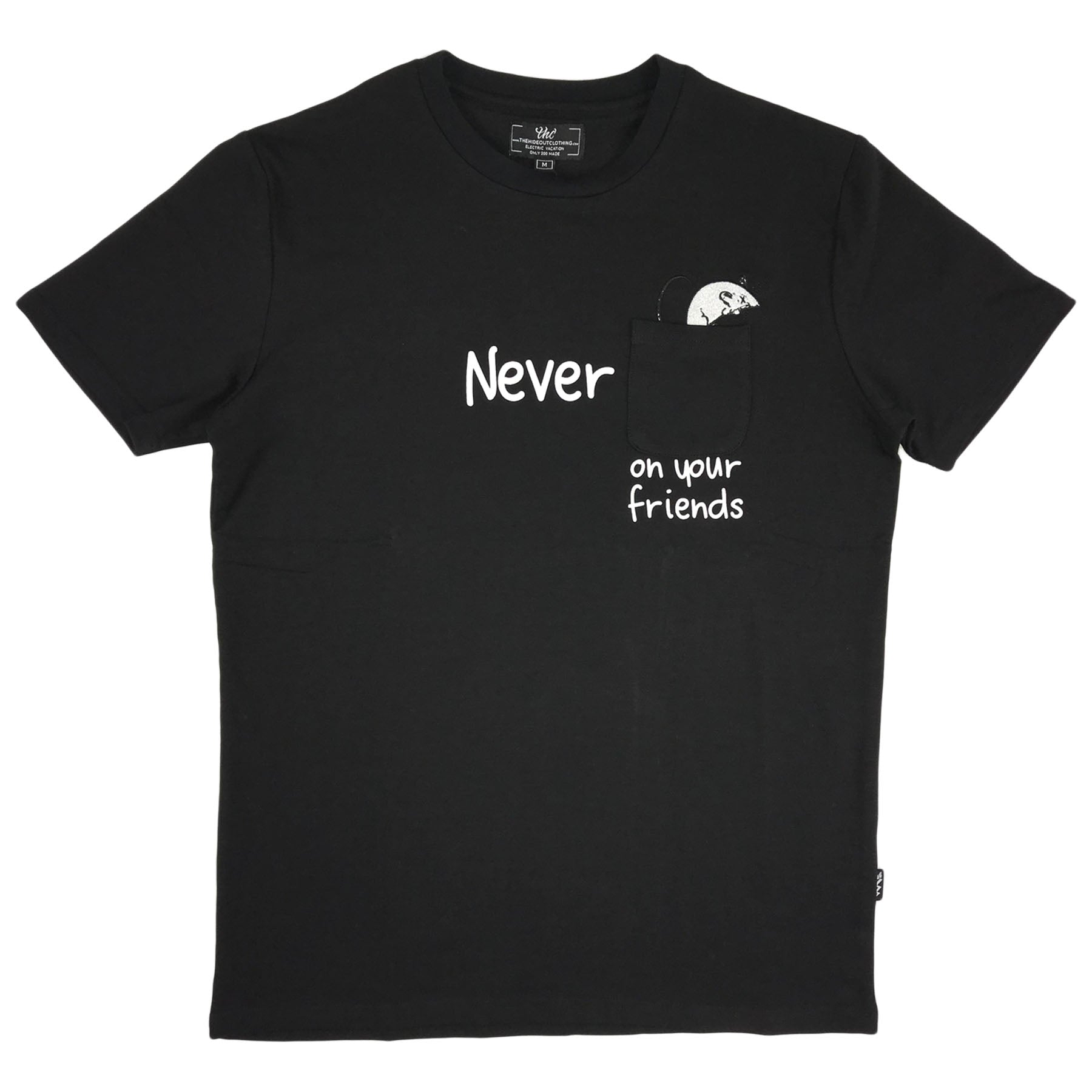 THC - Never Rat Pocket Tee (Black)