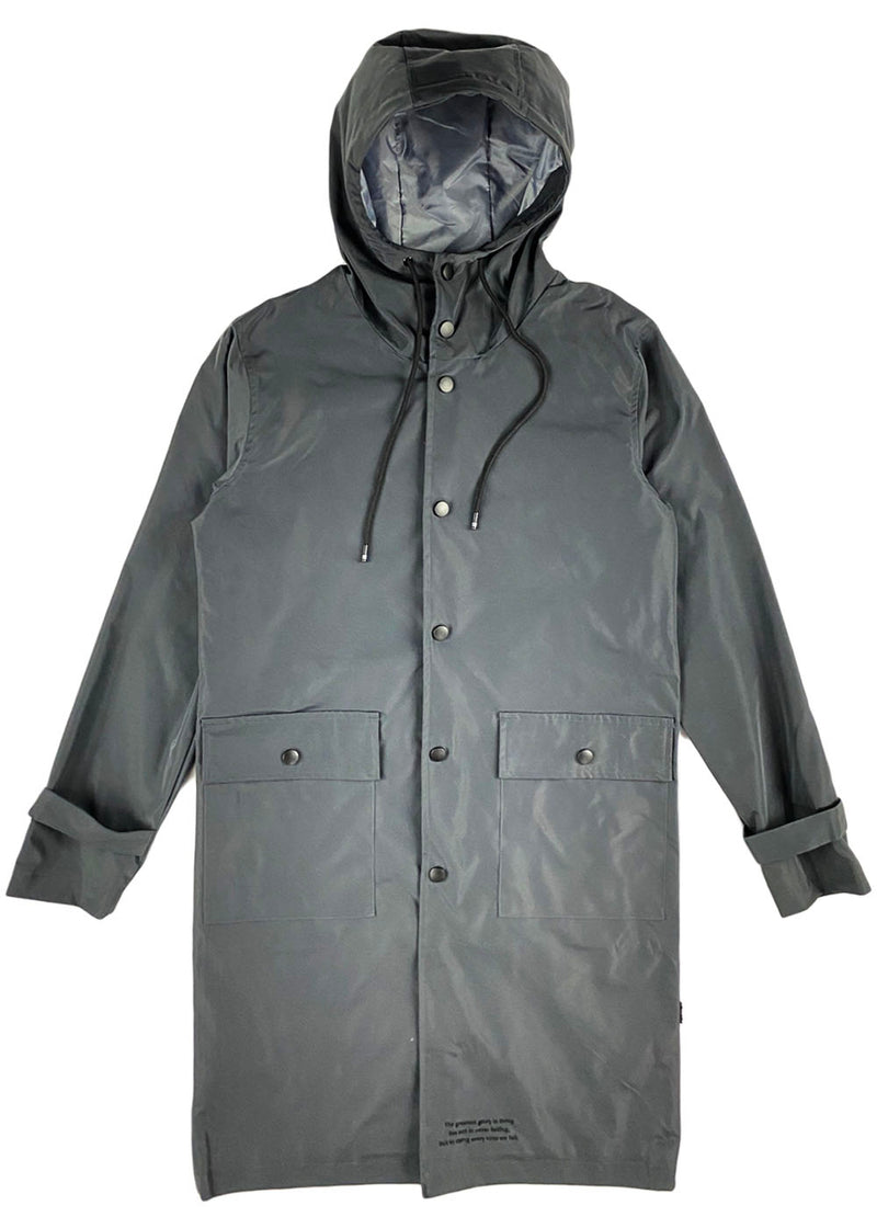 THC (The Hideout Clothing) - Uprising Raincoat (Ice Charcoal)