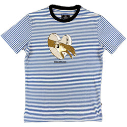 The Hideout Clothing - Heartless Striped Tee (mystical blue)