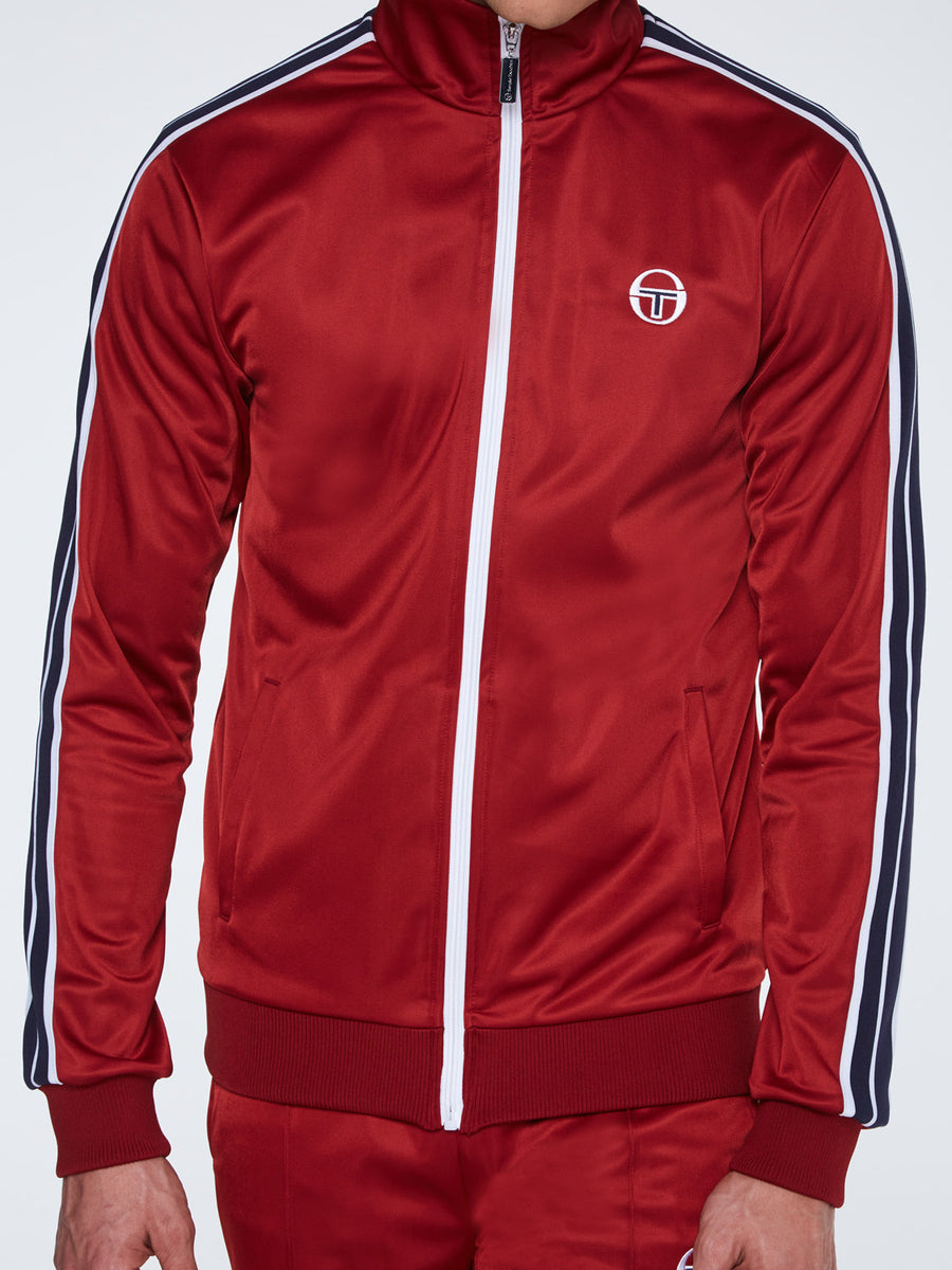 SERGIO TACCHINI - GROSSO TRACK JACKET - MERLOT