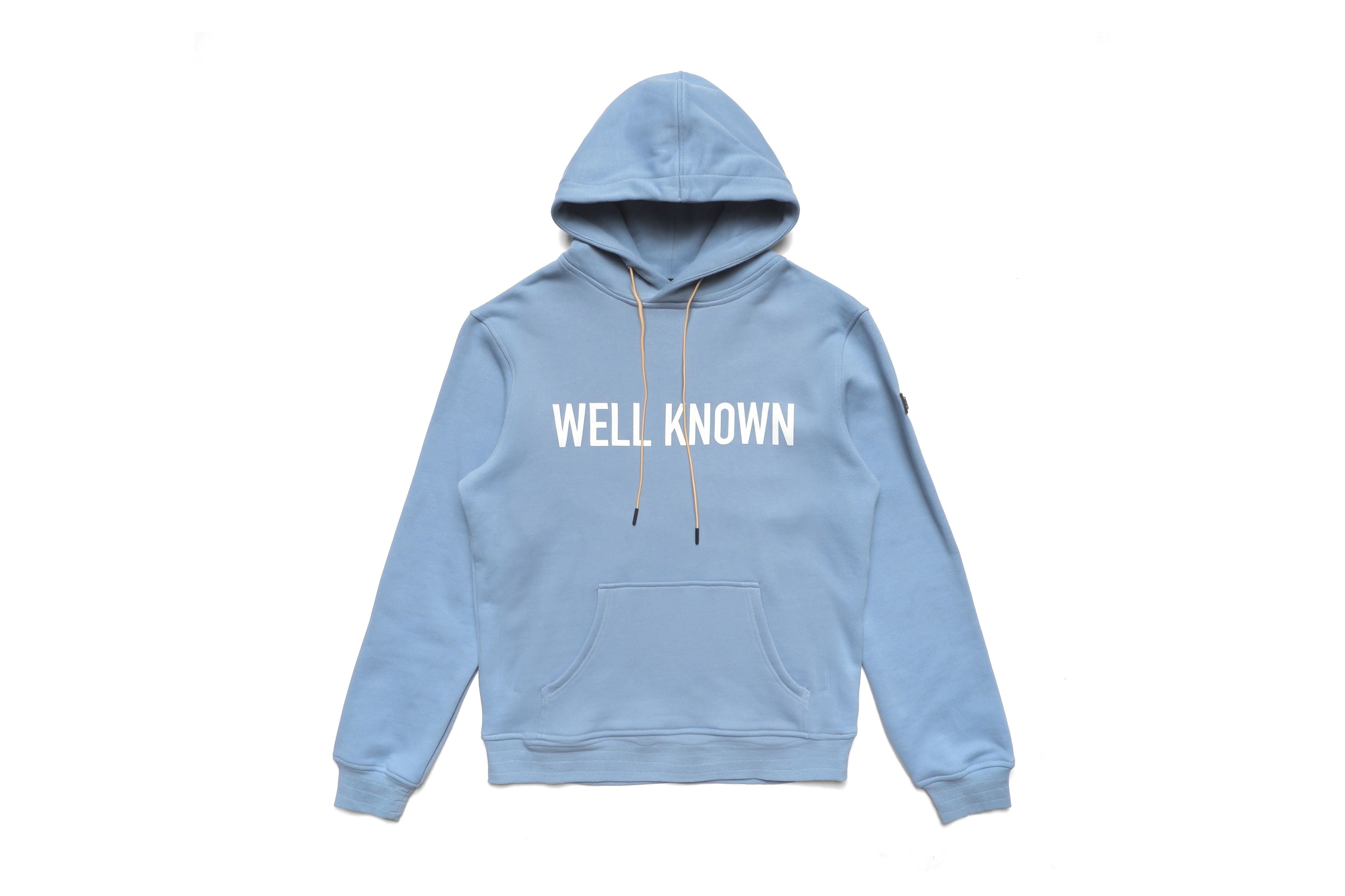 WELL KNOWN - broadway hoody (POWDER BLUE)