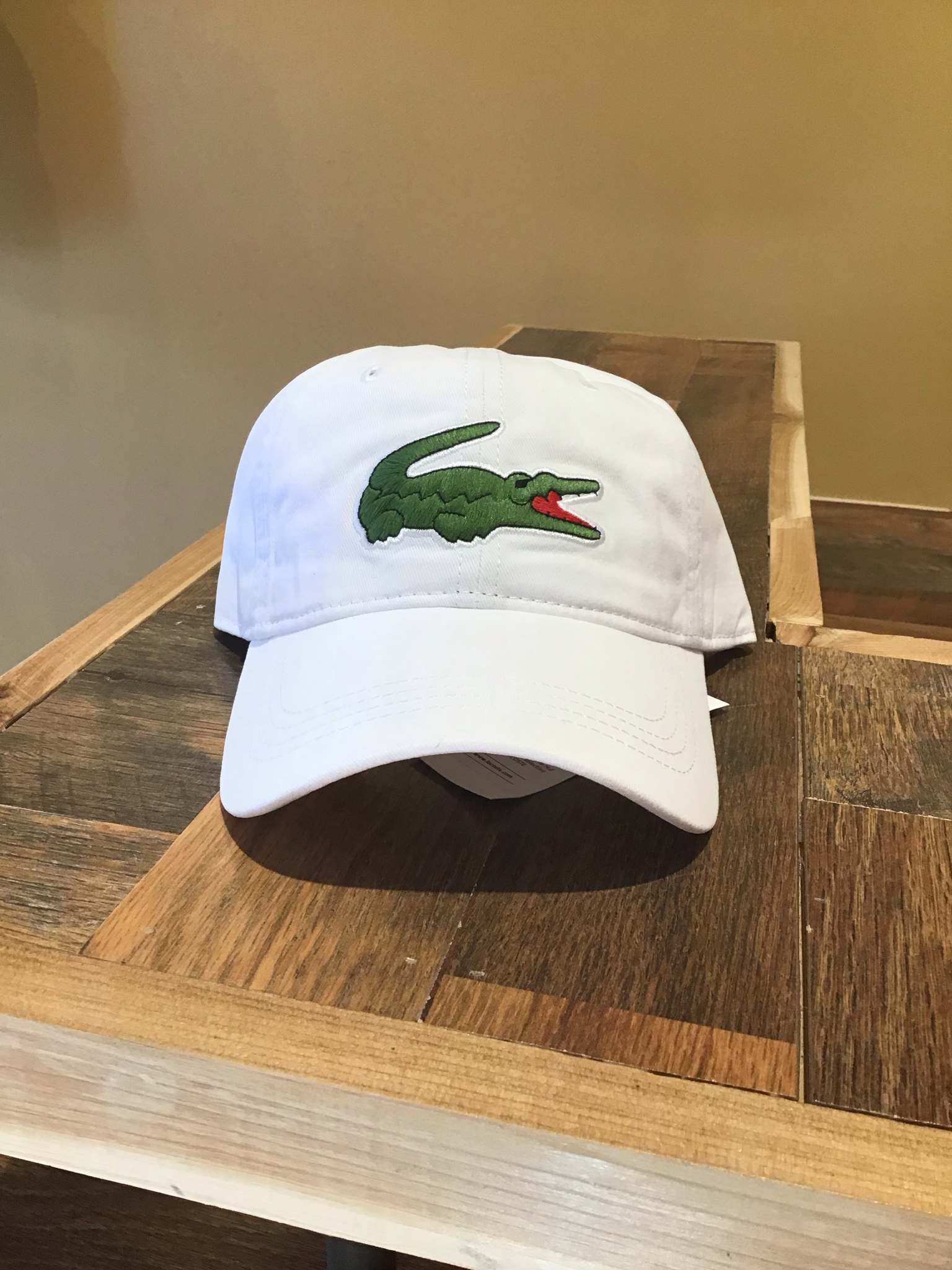 Lacoste - Oversized-Croc Cap (white)