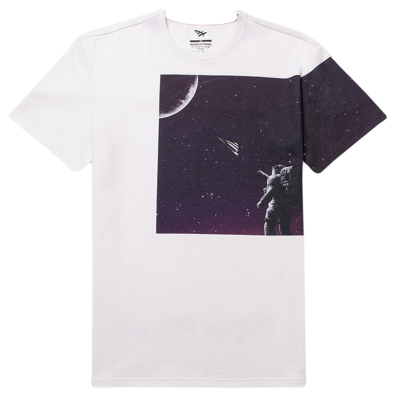 Paper Planes - Universe Awaits French Terry Tee (white)